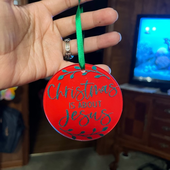 6 Piece Custom & Monogrammed Christmas Ornament sets. Made to order. - Picture 2 of 7